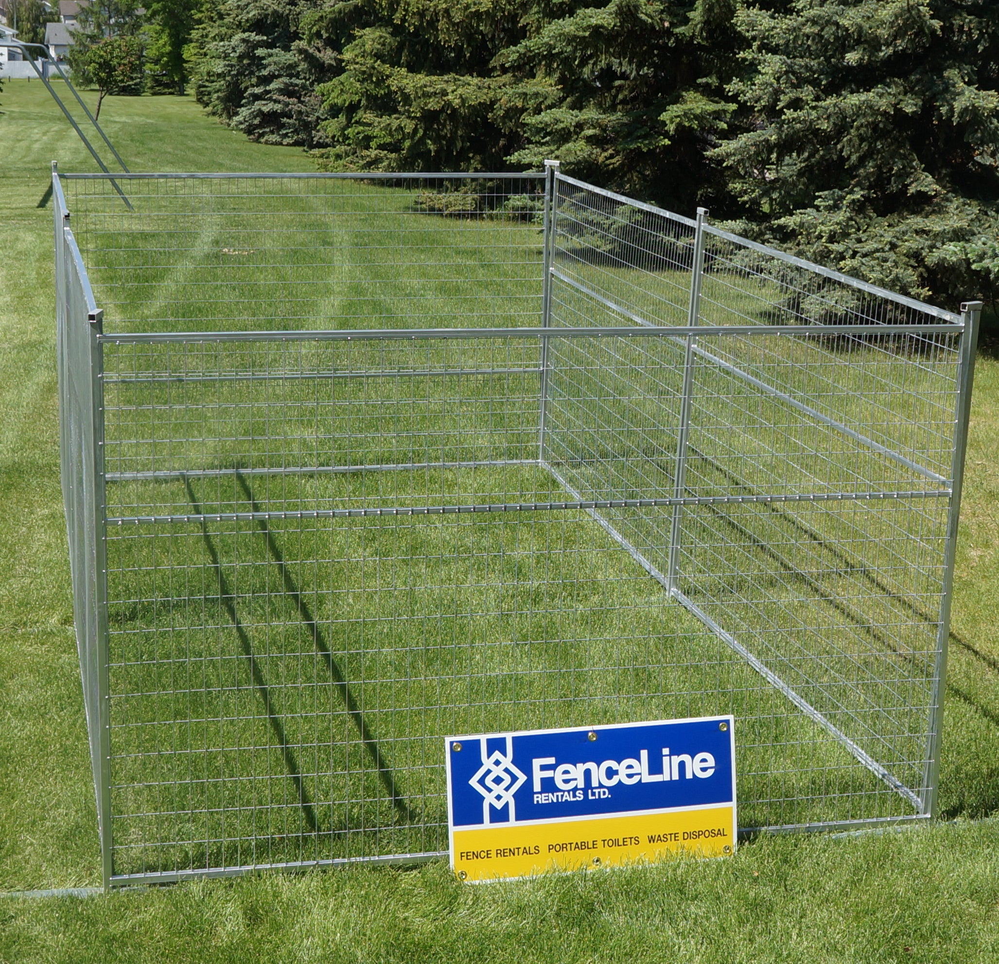 20 x 10 Dog Run Package Fence Sales Fenceline