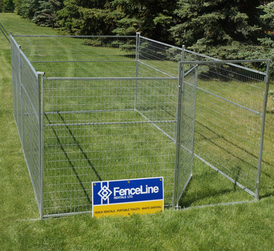 20' x 10' Dog Run Package w/ Deluxe Gate