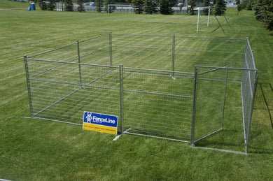 20' x 20' Dog Run Package W/ Deluxe Gate