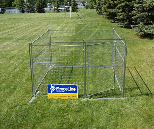 10' x 10' Dog Run Package W/ Deluxe Gate